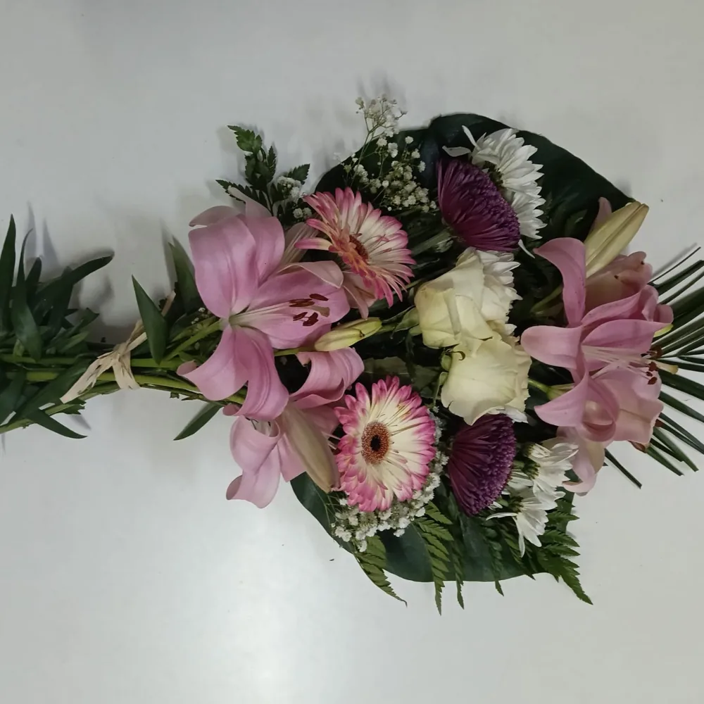Ramo de féretro de flor variada, flor variada